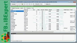 Tutorial 4 part 1 IBExpert Database Objects [upl. by Eah]