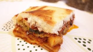 Best Greek Moussaka  my Dads 5 Secret Recipe  Christine Cushing [upl. by Wales]