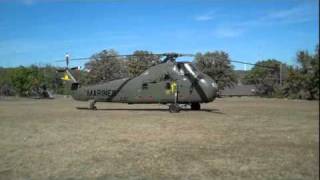 Sikorsky UH34D quotUgly Angelquot YL37 helicopter takeoff [upl. by Carper946]