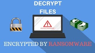 How to Decrypt Files Encrypted by Ransomware [upl. by Urbani]