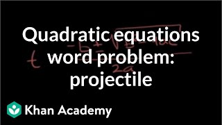 Example 4 Applying the quadratic formula  Quadratic equations  Algebra I  Khan Academy [upl. by Naujal]