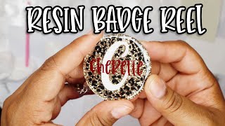 How To Make A Badge Reel with RESIN [upl. by Zitvaa71]