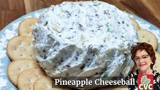 Pineapple Cream Cheese Ball  Southern Appetizer Recipes [upl. by Mojgan666]