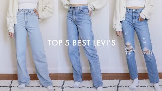 THE TOP 5 BEST JEANS AT LEVIS [upl. by Fruin525]