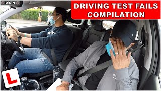 Driving Test Fails Compilation [upl. by Ellimahs]