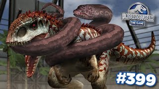 Unlocking The New Giant Snake  Jurassic World  The Game  Ep399 HD [upl. by Rubens]