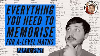 Everything you NEED to memorise for ALevel Maths • Part 1 Pure 💡 [upl. by Seraphim]