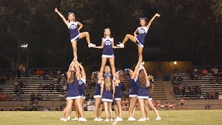 Redwood Varsity Cheer  Homecoming Routine 2019 [upl. by Aicineohp]