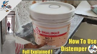 शालीमार प्रीमियम ऐक्रेलिक डिस्टेंपर Shalimar premium acrylic distemper [upl. by Inahet]