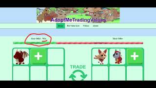 Check If Adopt Me Trades Are Fair at AdoptMeTradingValues com [upl. by Cardie]