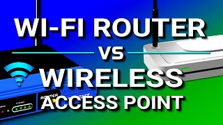 Wireless Access Point vs WiFi Router [upl. by Demahom]