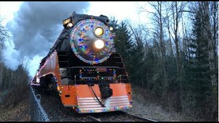 SP 4449 Holiday Express 12152019 Portland OR [upl. by Euqinwahs]