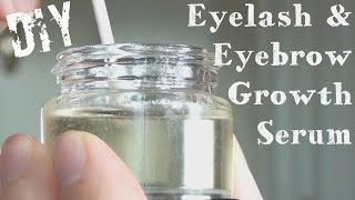 Eyelash And Eyebrow Growth Serum ♥ DIY [upl. by Macmillan]