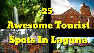 25 Awesome Tourist Spots In LagunaPhilippines [upl. by Jesh]