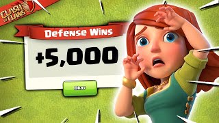 Over 5000 Defenses in One Month Clash of Clans [upl. by Conny]