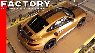 Porsche 911 Turbo S Exclusive Series Factory [upl. by Oniratac]