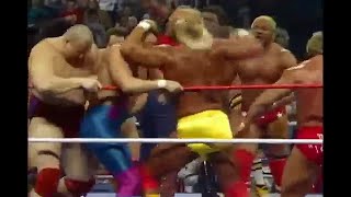 WWF 20 Man Battle Royal 1987 [upl. by Ylrebme792]