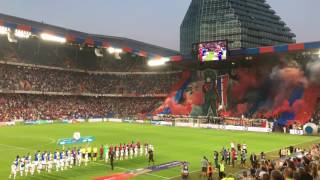 FC Basel  GC  Wilde Maa Choreo Muttenzerkurve [upl. by Htenywg]