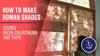 How to Make Roman Shades Using IrononRoman Rib Tape [upl. by Margareta509]