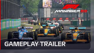 F1® Manager 2022  Gameplay Trailer  Launching From August 25 [upl. by Livvy]