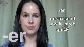 How to Pronounce er Endings American English [upl. by Llenrag]