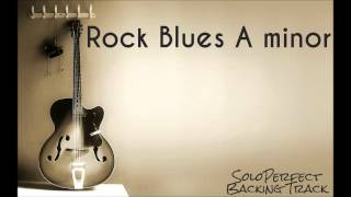 Rock Blues Backing Track in A minor [upl. by Elleinnod]