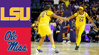 LSU vs Ole Miss Full Game Womens College Basketball 2025 [upl. by Issim]