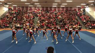 Hilton varsity cheer Pep Rally performance [upl. by Annirtak116]