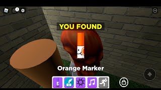 How to get Orange Marker  Roblox Find The Markers 177 [upl. by Heid253]