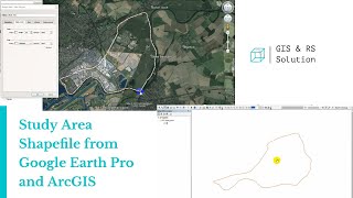 Creating Study Area Shapefile from Google Earth and ArcGIS [upl. by Corene727]