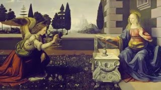 Leonardo da Vinci The Annunciation [upl. by Ailema]