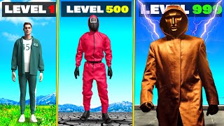 Level 1 SQUID GAME to Level 1000000000 in GTA 5 [upl. by Kobe18]