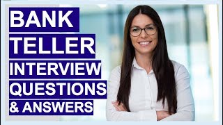 BANK TELLER Interview Questions And Answers [upl. by Laresa]