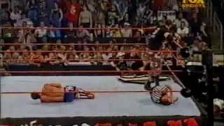 Booker T amp Dudley Boyz vs Kurt Angle amp Edge and Christian Part 2 [upl. by Maible]