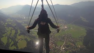 Hang gliding first solo flight [upl. by Vassili]