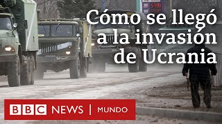 ¿Cómo escaló la crisis entre Ucrania y Rusia en los últimos meses [upl. by Eniamerej438]