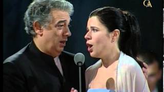 PLÁCIDO DOMINGO  ANA MARÍA MARTÍNEZ  quotTONIGHTquot Duet [upl. by Cirdes]