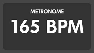 165 BPM  Metronome [upl. by Orelie]