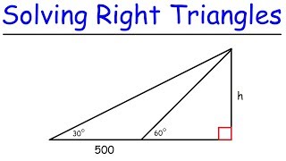 Trigonometry  How To Solve Right Triangles [upl. by Graniela]