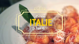 TOP 15 de la cuisine ITALIENNE 🍲 Voyage en Italie [upl. by Modeerf]