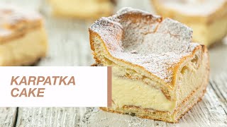 Karpatka Cake Recipe  Polish Vanilla Slice  Food Channel L Recipes [upl. by Hesoj]