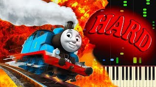 THOMAS THE TANK ENGINE THEME  Piano Tutorial [upl. by Amilah]