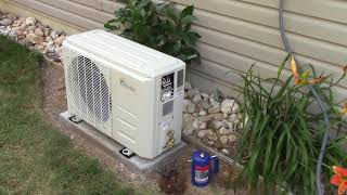 Senville Mini Split AC Heat Pump Installation [upl. by Anirahc]