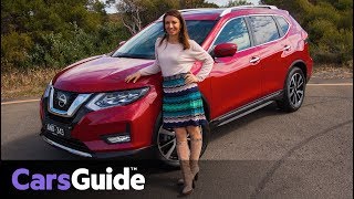 Nissan XTrail Ti 4WD 2017 review family test video [upl. by Lirrehs]