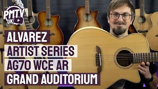 Alvarez Artist AG70WCEAR Grand Auditorium ElectroAcoustic  Overview amp Demo [upl. by Cob]