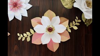 DIY Flores de Cartulina [upl. by Enecnarf]