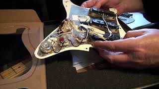 Replacing A Stratocaster Loaded Pickguard [upl. by Maleeny]