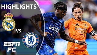 Real Madrid vs Chelsea in Charlotte  Highlights  ESPN FC [upl. by Adnelg]