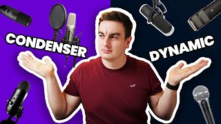 Dynamic vs Condenser Microphones For Podcasting [upl. by Brey724]