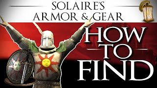 Solaires Armor amp Weapon Set  Dark Souls 3 GUIDE [upl. by Adarbil]